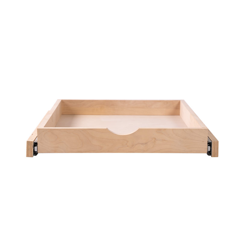 Étagère, rangement et rangement pour armoire de cuisine à fermeture en douceur Lacoya, H 4 po x l 19,5 po x P 21,25 po