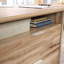 Bureau en L, finition brune