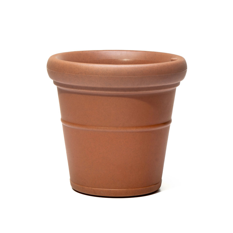Terracotta Large Round Self-Watering Outdoor Planter Pot