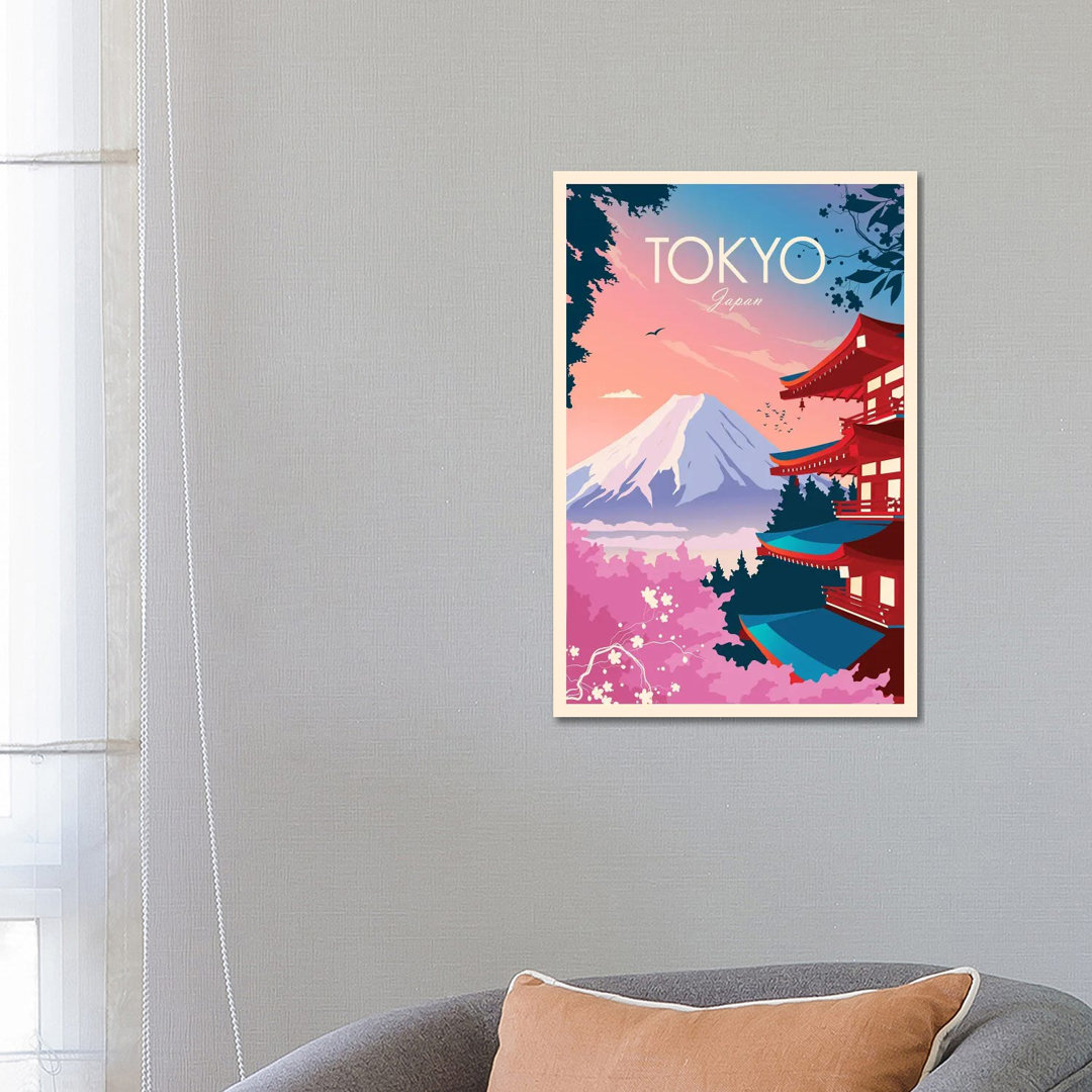 Tokyo von Studio Inception - Galerie-verpackte Leinwand Giclée auf Leinwand