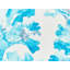 Cassidee Floral Blue Square Cushion