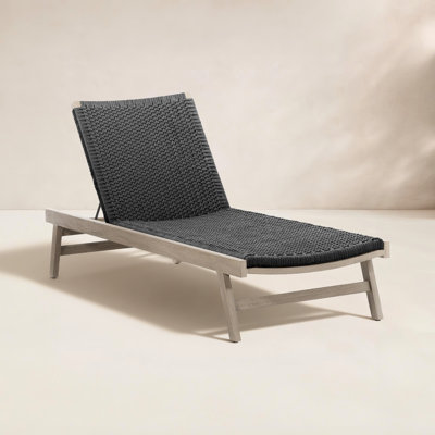 Neecy 27.5'' Outdoor Chaise Lounge