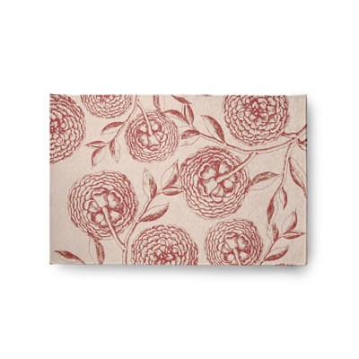 Chenille Floral Indoor Rug
