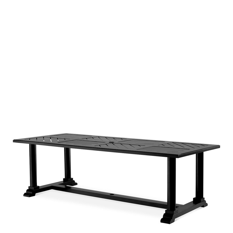 Bell Rive Dining Table, Black