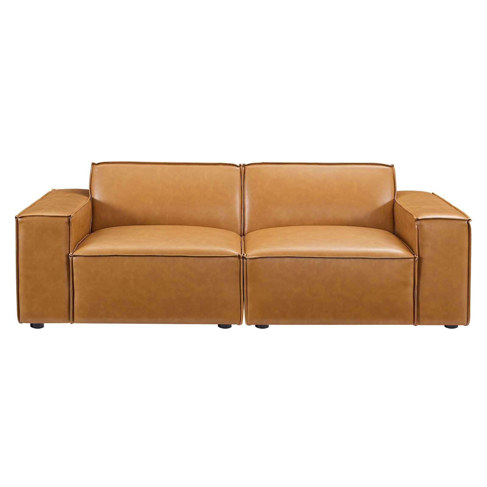 Modway Restore Vegan Leather Loveseat Wayfair