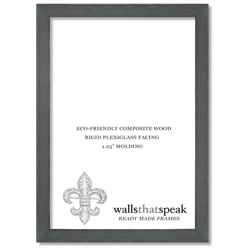 Slate Gray Picture Frame, 12" x 16"