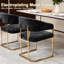 Chaise de salle à manger rembourrée avec cadre 22 po Modern-1957746015-2065439439
