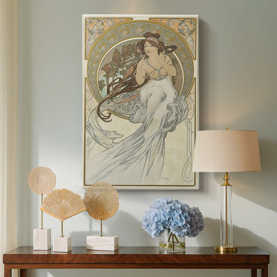 The Arts: Music - Gallery, toile tendue par Alphonse Mucha
