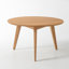 Table basse ronde moderne Fjord 29,5 po de largeur en chêne massif-550428543-543076796-550428416