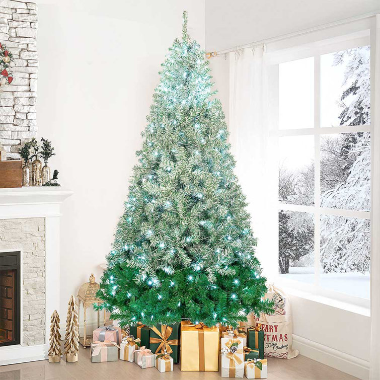 https://assets.wfcdn.com/im/20879747/resize-h755-w755%5Ecompr-r85/2582/258218097/7.6FT+Pre-Light+Christmas+Tree%2C+Special+Artificial+Green+Xmas+Tree%2C+300+LED+Lights+%26+1400+Tips.jpg