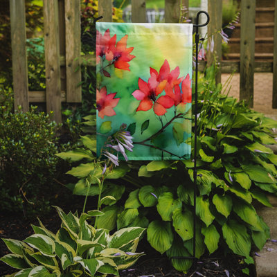 Drapeau de jardin double en polyester H 15,5 po x l 11,25 po