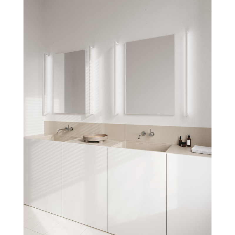 Satin White Thin-Line 51" LED Bath Bar Sconce