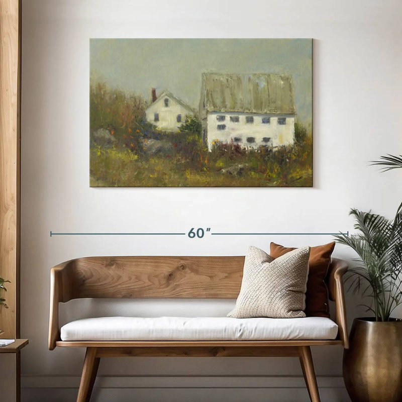 Lilie White Barn II, H 30 po x l 45 po