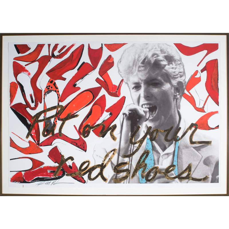 David Bowie - Lets Dance Print by Robert Robinson
