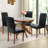 Set of 4 Classic Style Solid Wood Upholstered Waterproof Falabella Dining Chairs, Kitchen Chairs, Armless Side Chairs, Modern Side Chairs-1567603760-1567603761