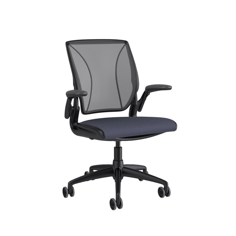 Diffrient World Wool Task Chair, Black, Catena/Caraway, Corde/Black