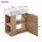 21.6 " Modern Floating Bathroom Vanity With Ceramic Basin-1096780390