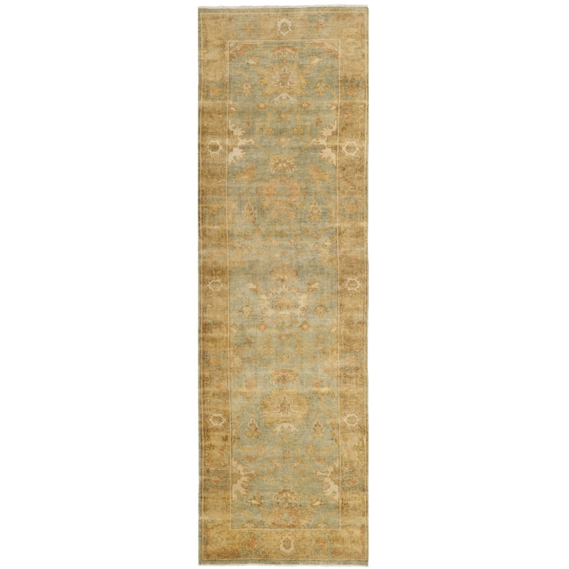 Wool Oriental Area Rug, Runner 3' x 10'