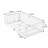 Twin Size Floor Bed with High Fence Railings, with Door, Rubber Wood Floor Bed with Safety Guardrails,White-1669839987-1669839986