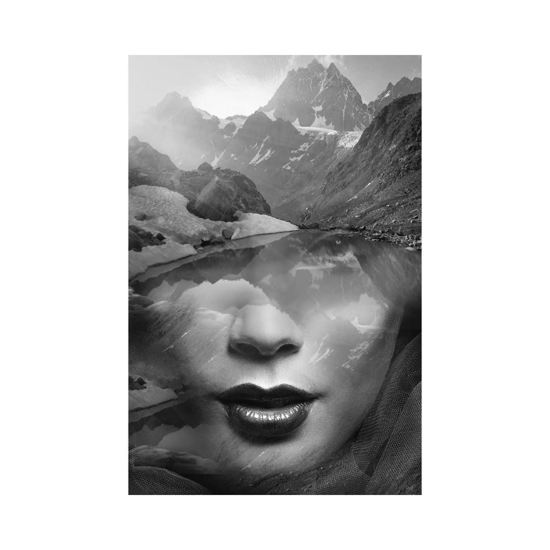 Mountain Lady by Tatiana Amrein - Wrapped Canvas Print, 20.32 cm H x 30.48 cm W