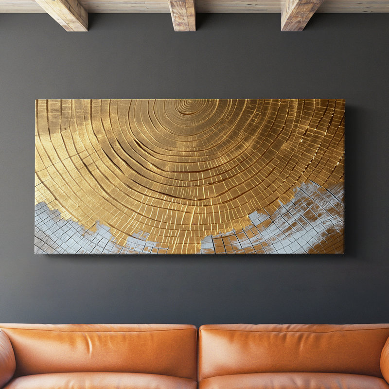 Abstract Series 2 # XXVII-Gallery, toile tendue, H 24 po x l 48 po
