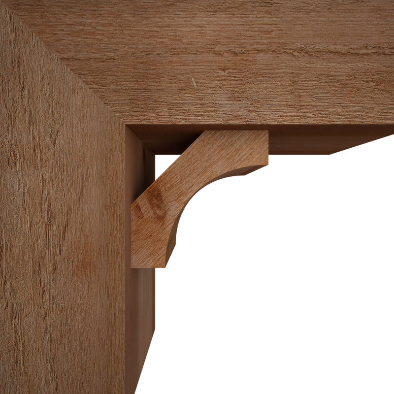 Support Westlake Block avec support décalé, 18 po x 18 po, Cèdre rouge occidental de l 8 po (scié brut)