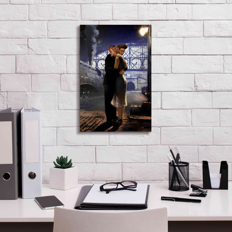 «Loves foyer» par Chris Consani, art mural sur toile, H 18 po x l 12 po x P 0,75 po