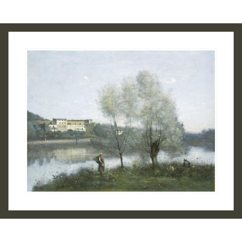 Ville-d'Avray par Jean-Baptiste-Camille Corot, H 23,5 po x l 29,12 po