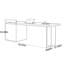 Bureau italien simple et élégant-349071770