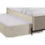 Lit gigogne double Taupe