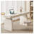 French-Style Cream Solid Wood Office Desk-110115692