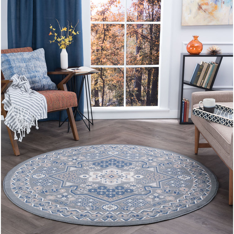 Tapis oriental gris Elisabeth-Anne