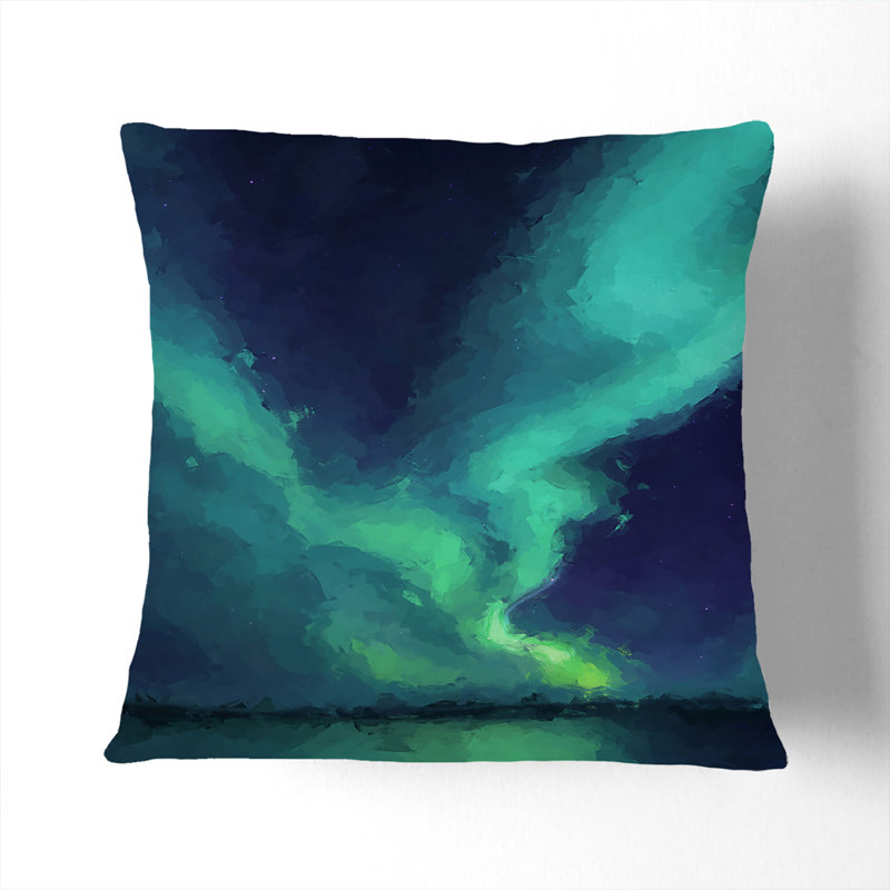 Square Throw Cushion, Black, 40cm H x 40cm W x 15cm D