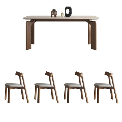 European style simple modern dining table set