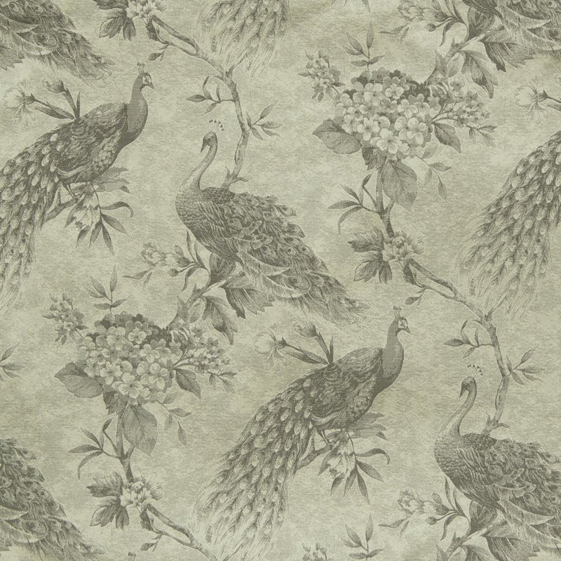 Jacquard Morris gris, Simple, L 50 po x L 84 po, Passe-tringle