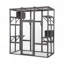 Très grande cage à chat - Gris