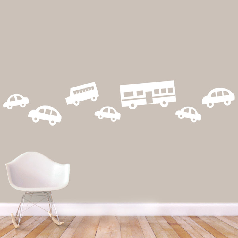 Non-Wall Damaging Wall Decal, White