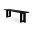 Bureau rectangulaire en bois massif noir-609311482