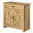 Farmhouse Sideboard Buffet Cabinet with Barn Doors and 3-Level Adjustable Shelf