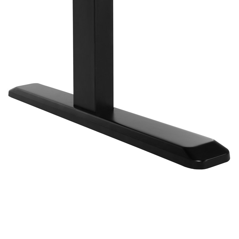 Ehrlich Adjustable Standing Desk, 160cm W x 70cm D, Black