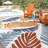 Tropical Palm Leaf Outdoor Waterproof Area Rug, Stain-Resistant & Non-Slip for Poolside & Deck								-1892153513