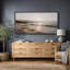 «Soft Coastal Shoreline Sunrise Seascape Neutral Ocean View», très grandes photos, impression sur toile encadrée-126313498-126313496