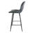 Ener Upholstered Faux Leather Counter Stool with Steel Frame