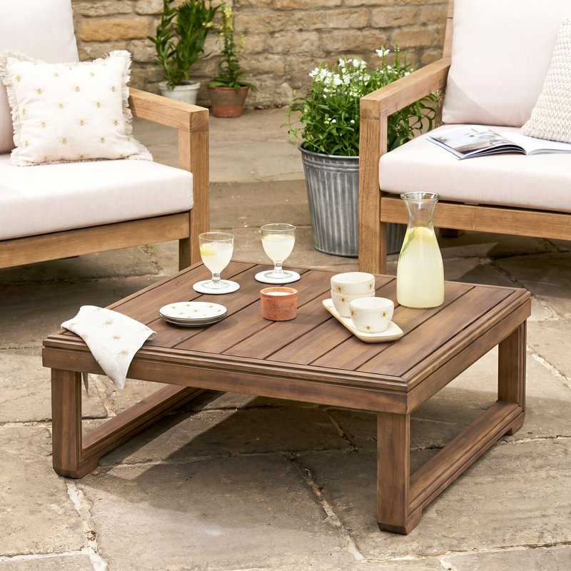 Table basse d'extérieur en bois d'acacia Bodhi