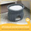 Velvet Elevated Pet Bed
