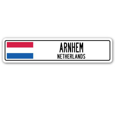 Plaque de rue en aluminium Bueno Arnhem