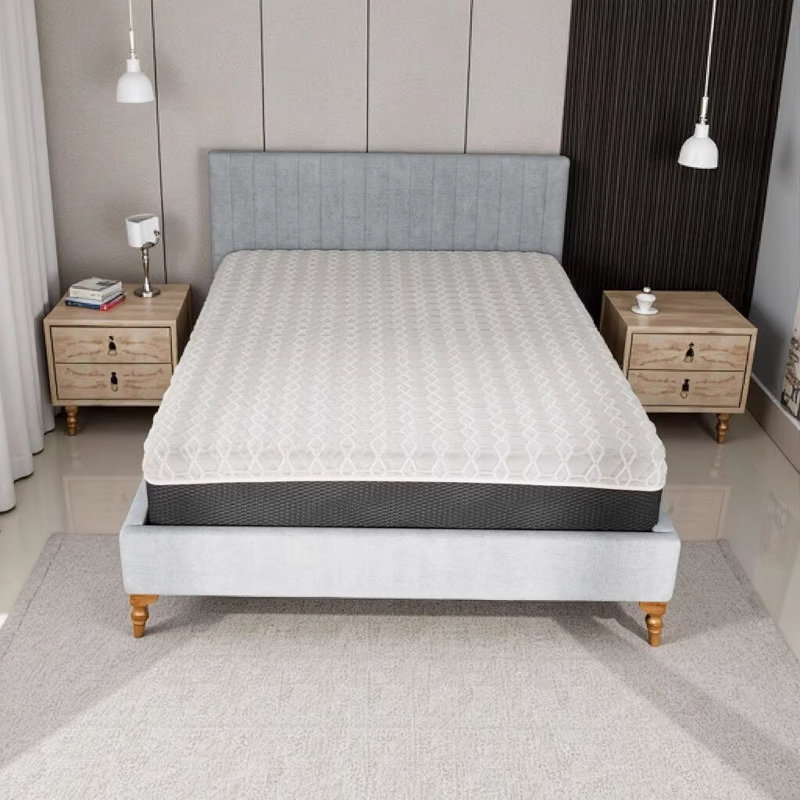 Matelas simple TG en mousse viscoélastique hybride infusée de cuivre 14 pouces - Confort rafraîchissant et solution de sommeil réparateur