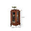 Armoire de coin en bois massif 23,62 "-1888798416