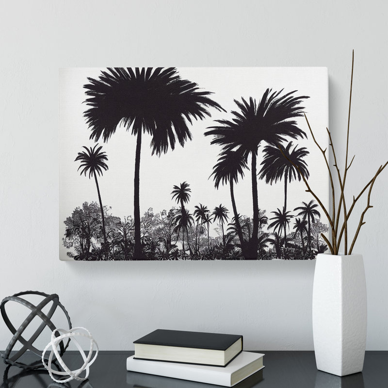 Legendary Palm Trees - Wrapped Canvas Print, 35cm H x 50cm W x 3cm D