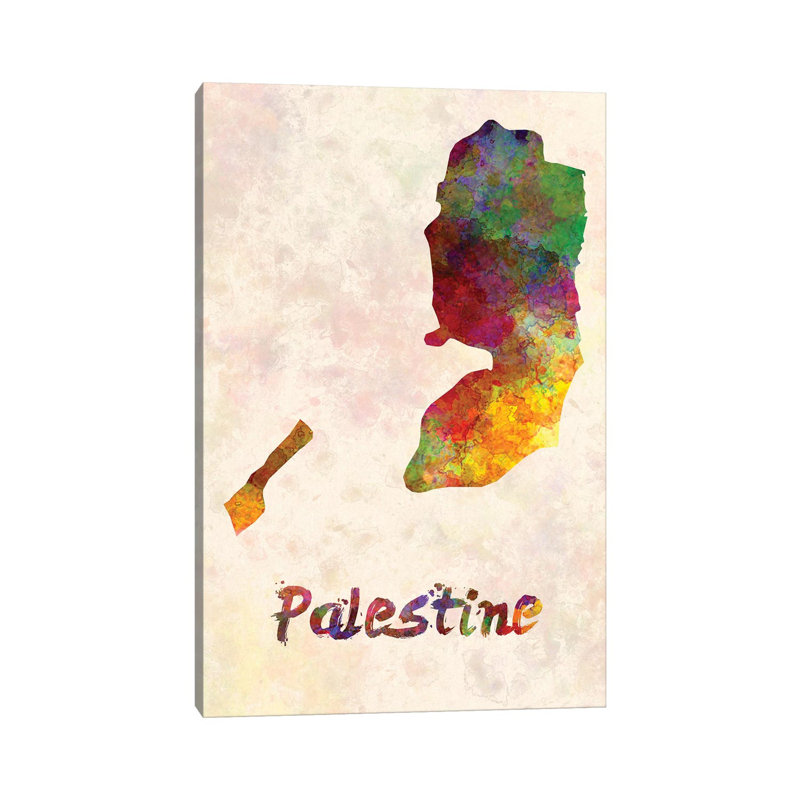 Impression sur toile tendue, "La palangre en aquarelle" par Paul Rommer, H 26 po x l 18 po x 1,5 po